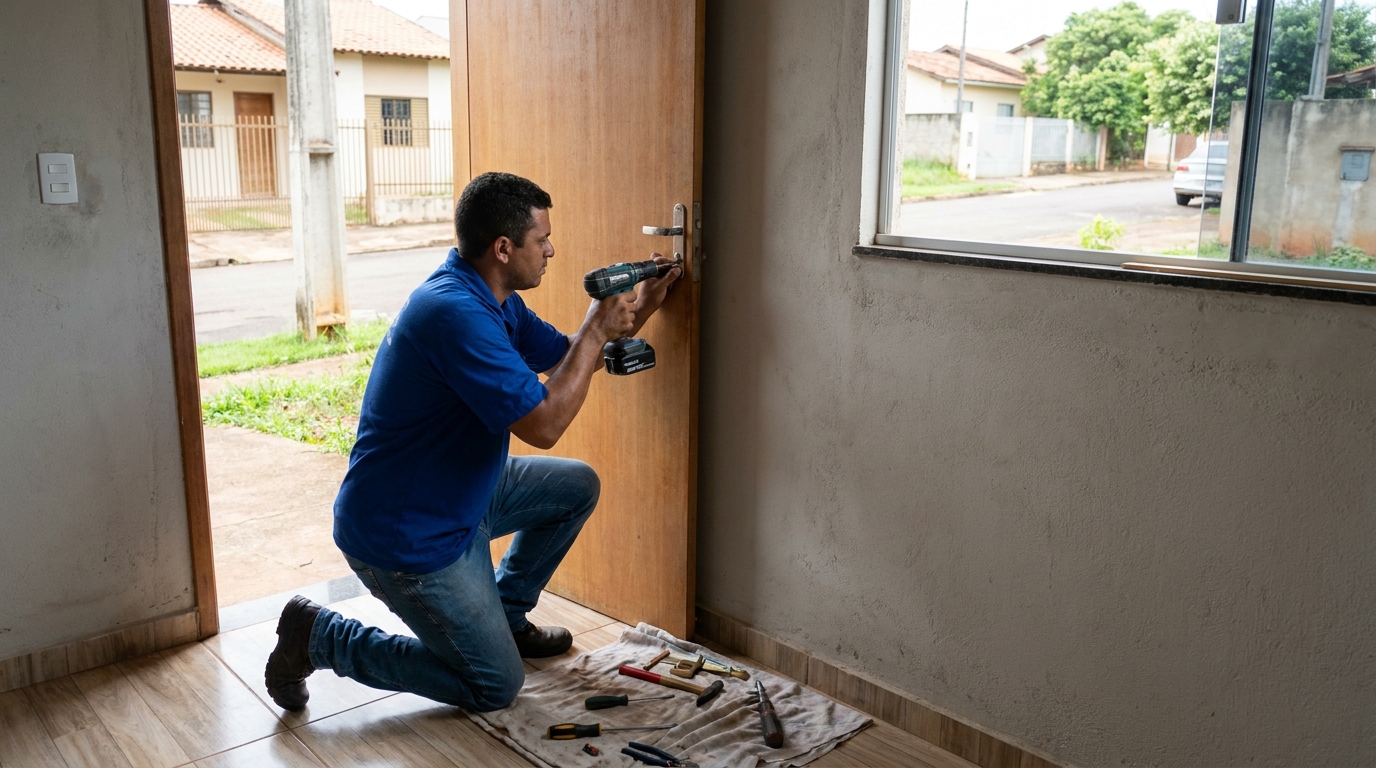Instalação de Fechadura Residencial profissional em São Luís‑MA